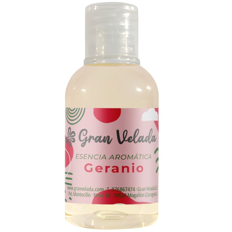 Esencia aromática de geranio