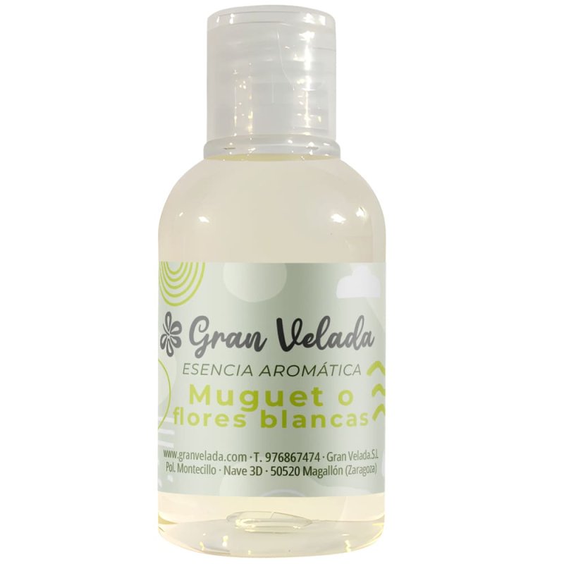 Esencia aromática de muguet o flores blancas