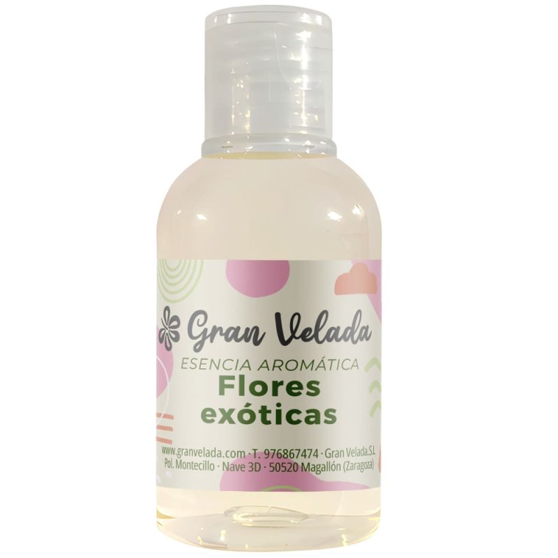 Esencia aromática de flores exóticas