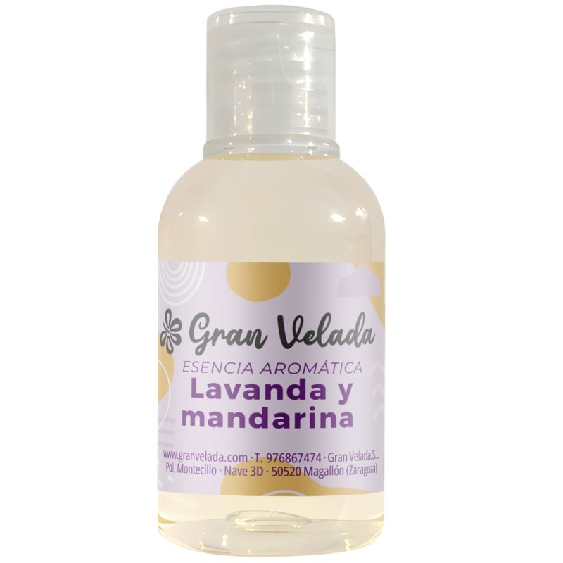 Esencia aromática de lavanda y mandarina