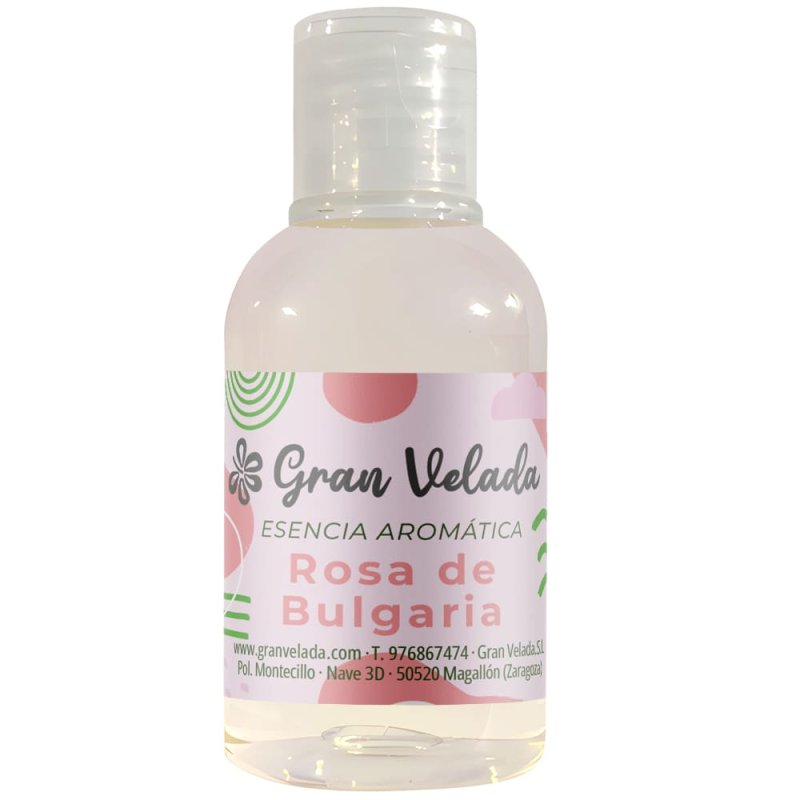 Esencia aromática de rosa de Bulgaria
