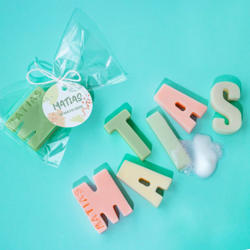 Kit cómo hacer jabones de letras