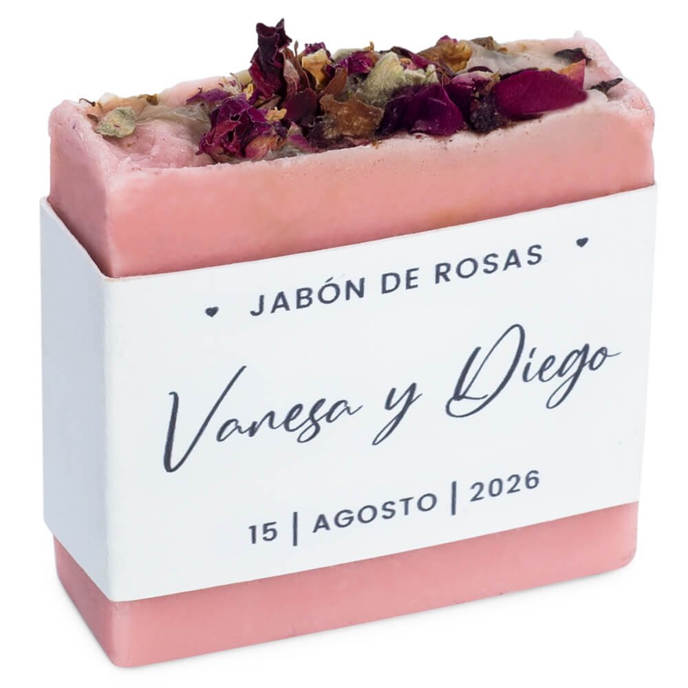 Kit para hacer jabón de rosas con materiales e instrucciones